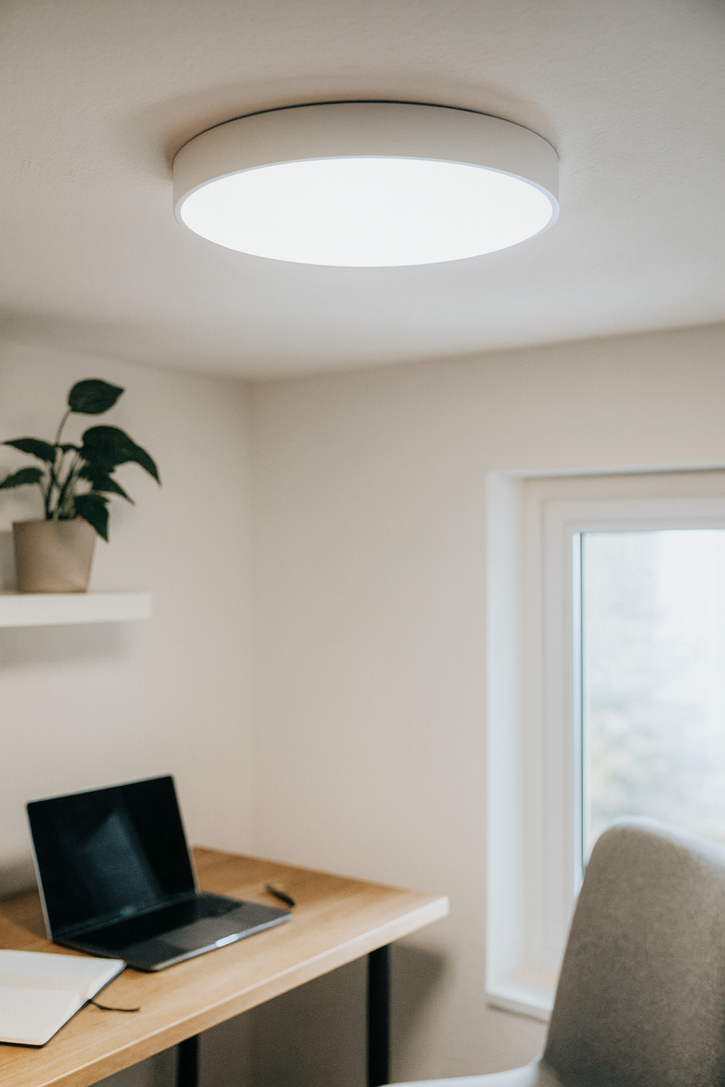 Ceiling Light Flush Mount Living Room | Round LED