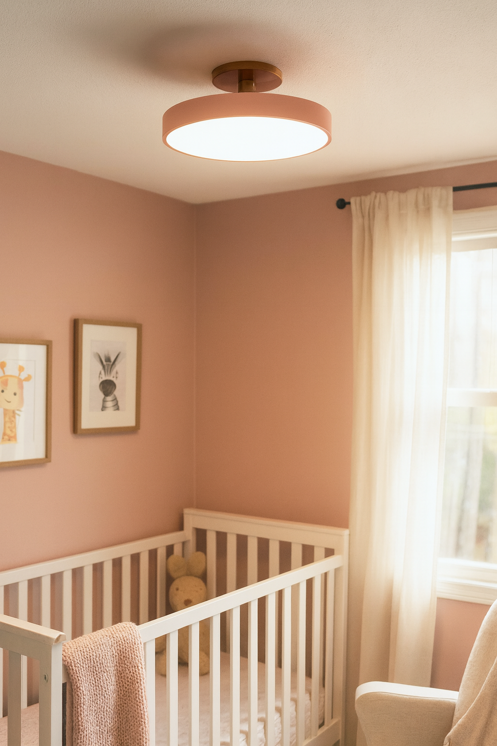 Ceiling Light Semi Flush Living Room | Modern Disc