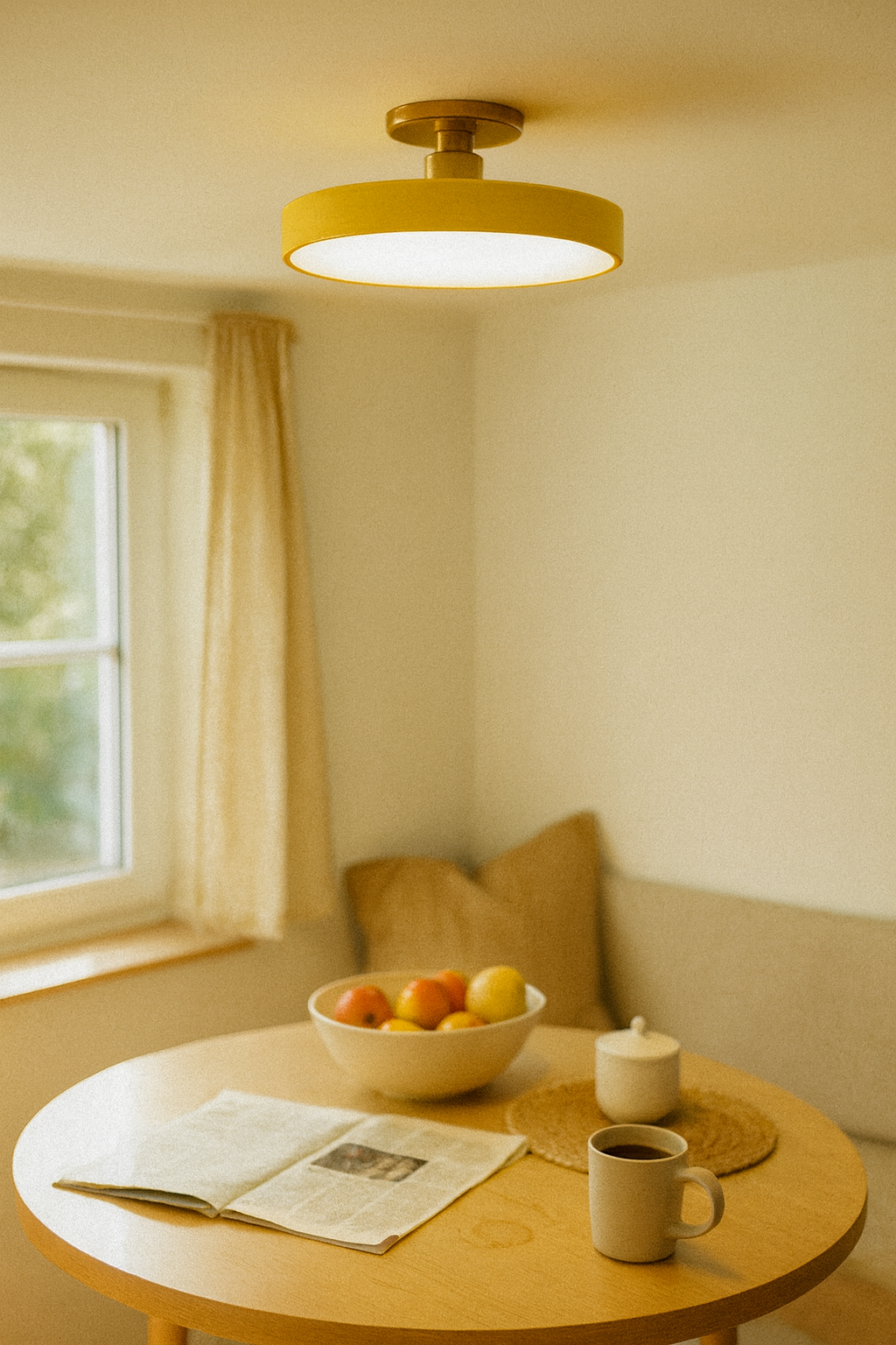 Ceiling Light Semi Flush Living Room | Modern Disc