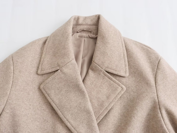 Yasmin | Relaxed Woollen Overcoat