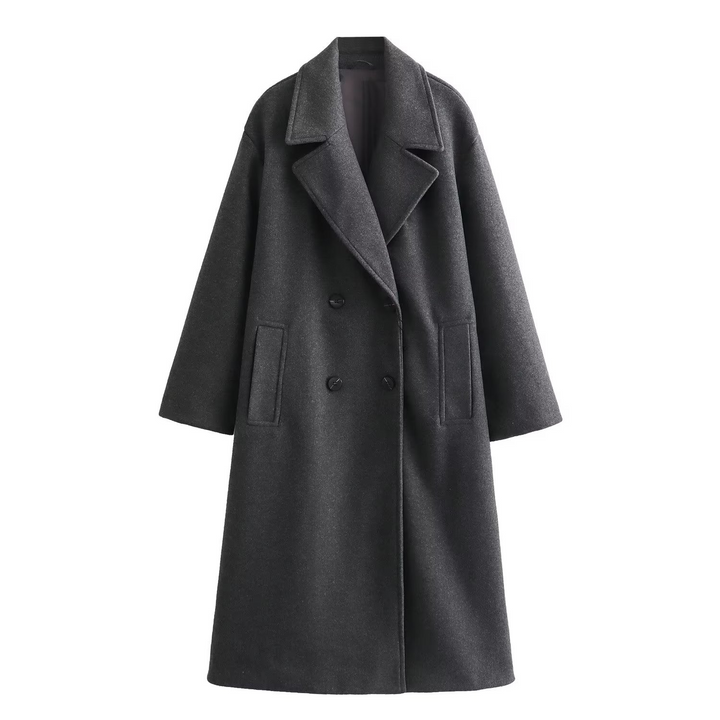 Yasmin | Relaxed Woollen Overcoat