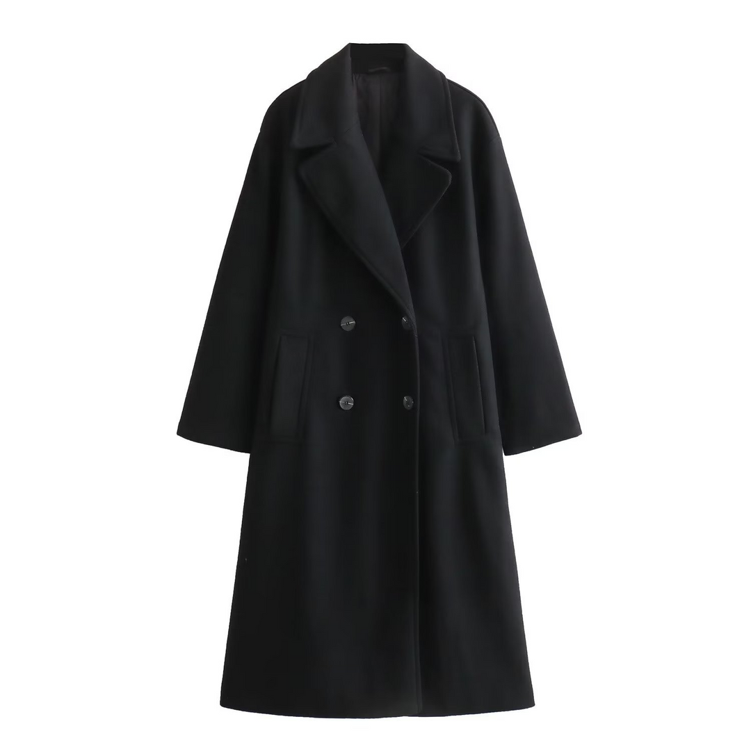 Yasmin | Relaxed Woollen Overcoat