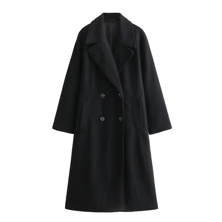 Yasmin | Relaxed Woollen Overcoat