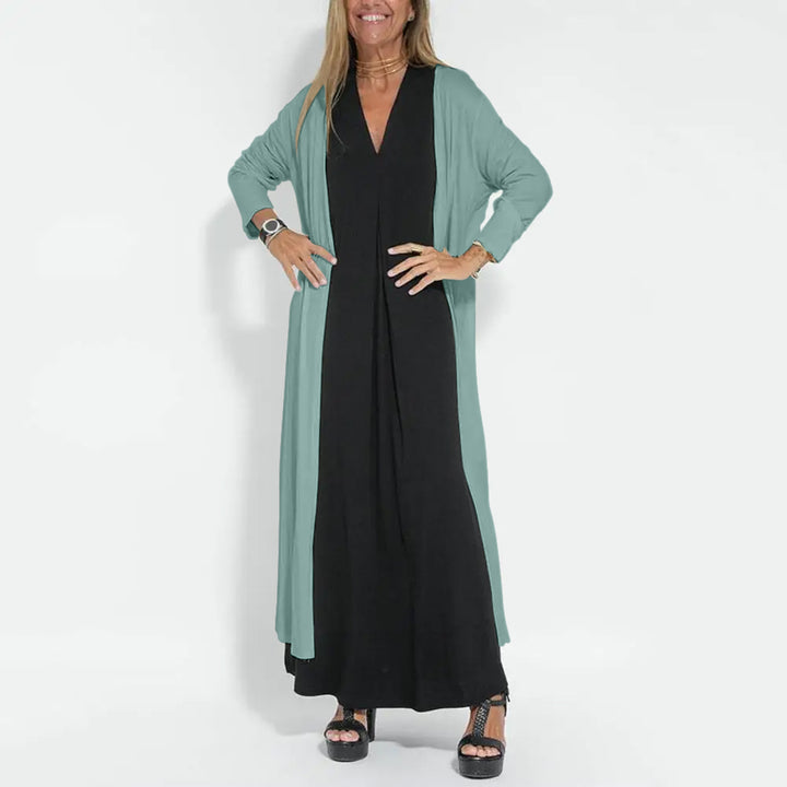 Lisa™｜Elegant Long Dress + FREE Matching Cardigan