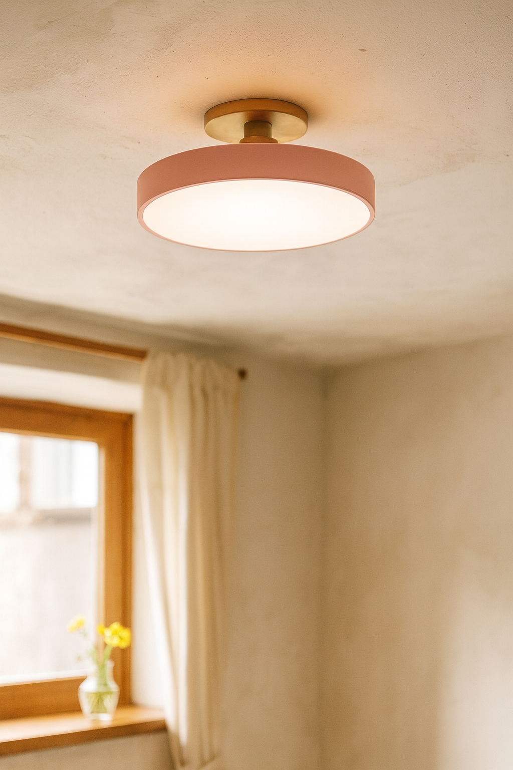 Ceiling Light Semi Flush Living Room | Modern Disc