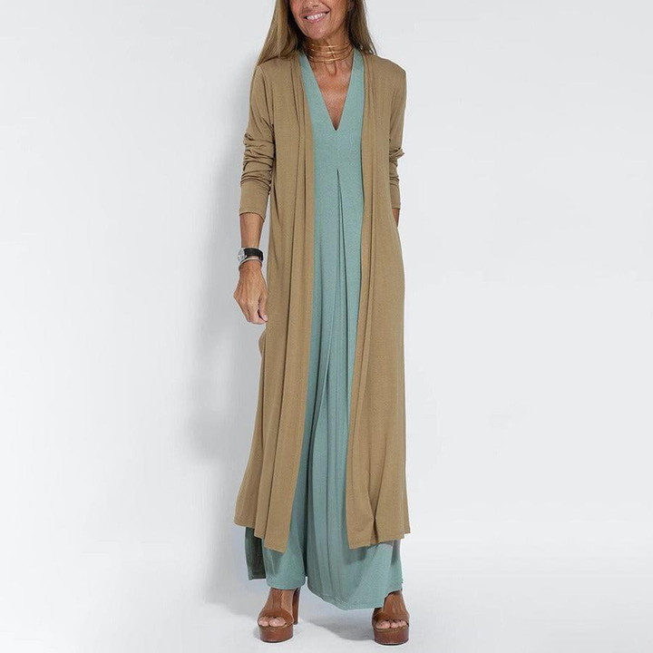 Lisa™｜Elegant Long Dress + FREE Matching Cardigan