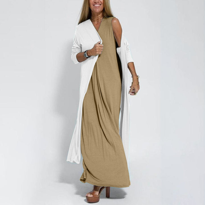 Lisa™｜Elegant Long Dress + FREE Matching Cardigan