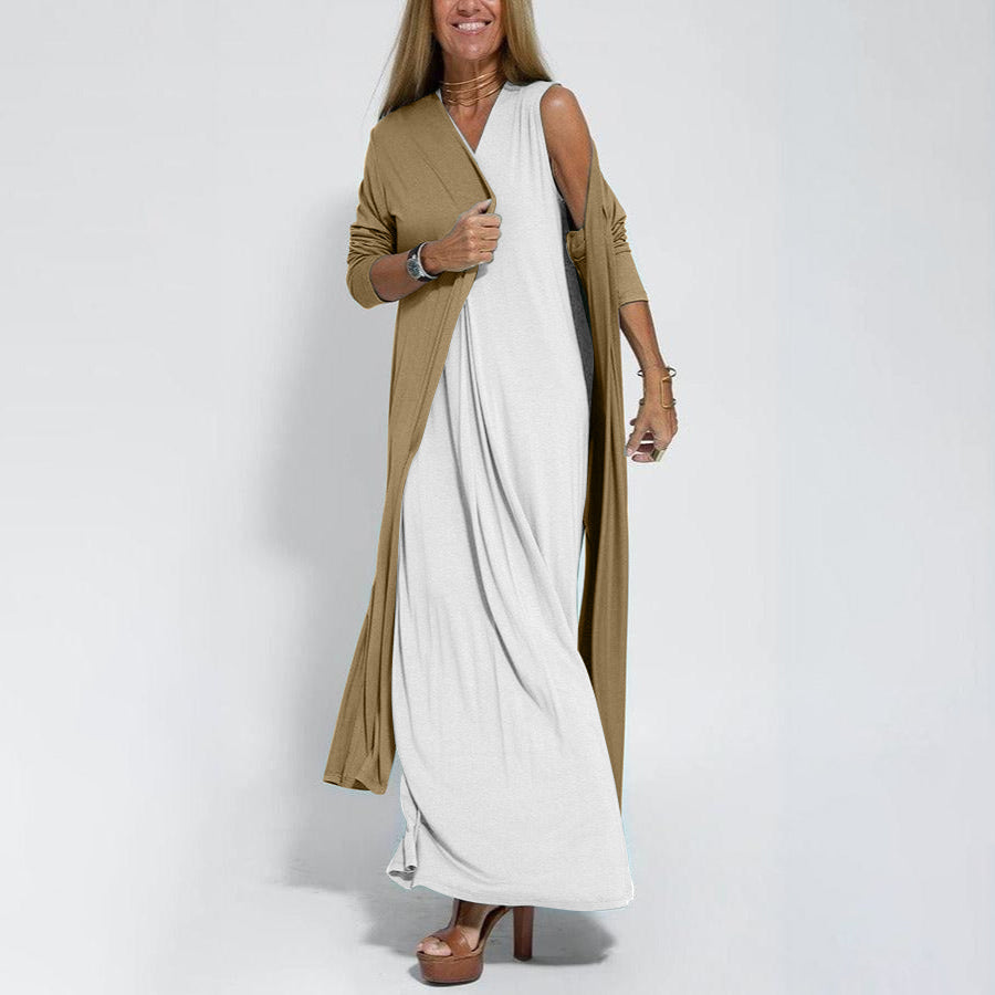 Lisa™｜Elegant Long Dress + FREE Matching Cardigan