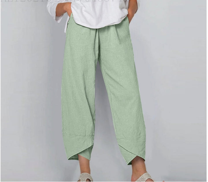 Sara | Cotton-Linen Comfort Pants