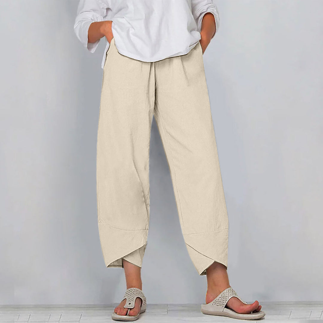 Sara | Cotton-Linen Comfort Pants