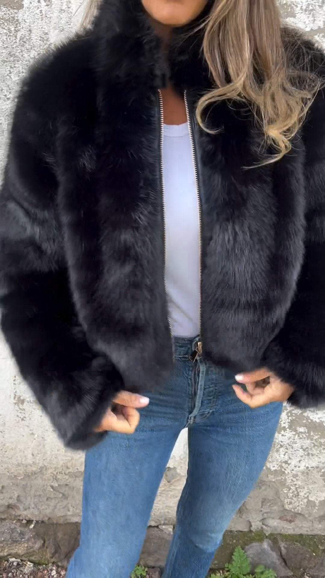 Claudia - Faux Fur Jacket