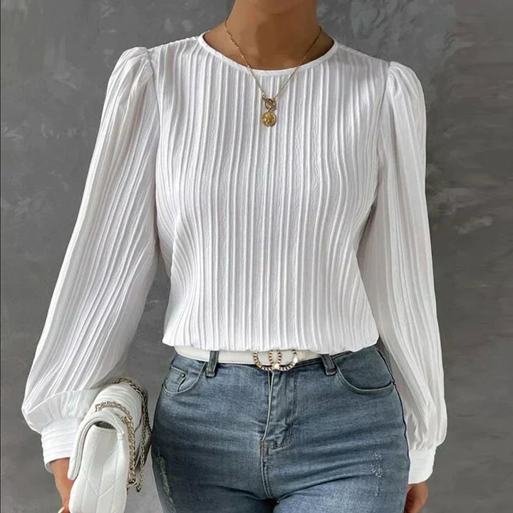 Lila | Relaxed Pleated Blouse