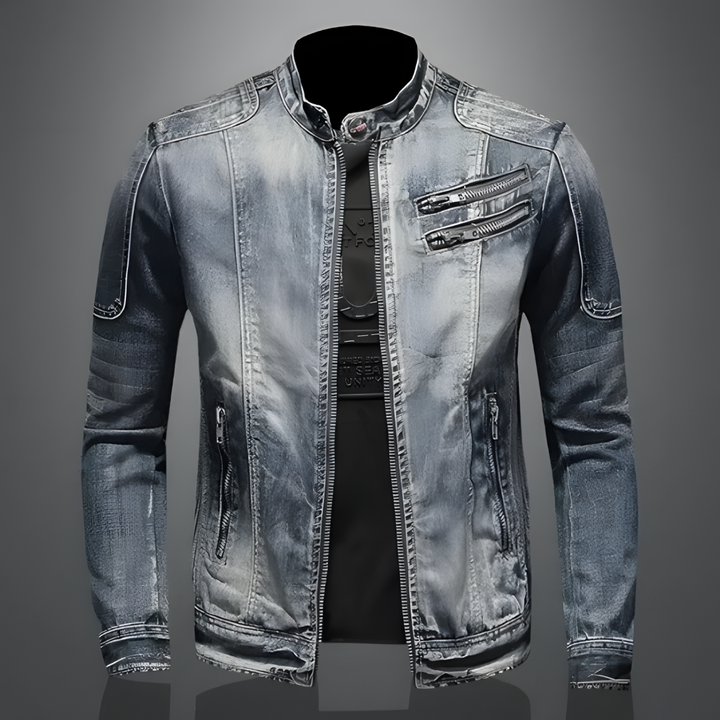 Ryan | Distressed Denim Jacket